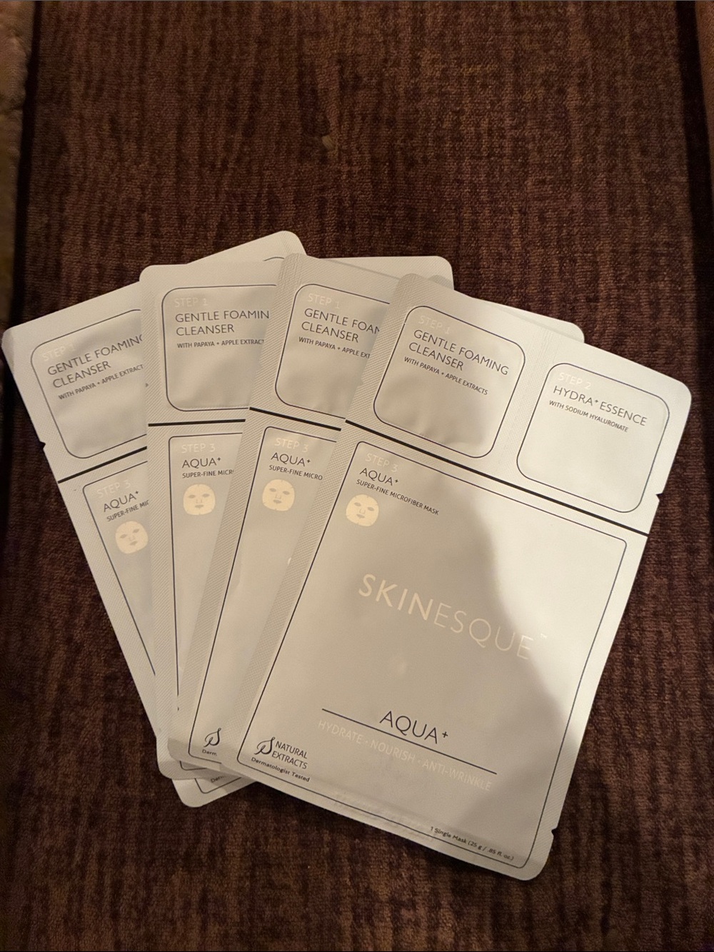 Aqua Skinesque Hydrate Facial Sheet Mask - White